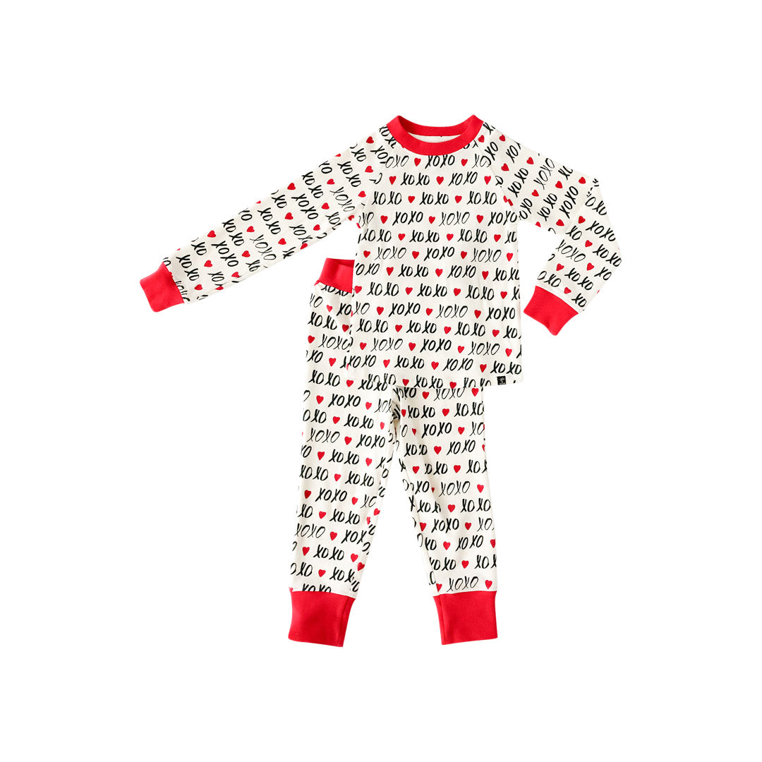 Cotton Kids Pajama Set - XOXO