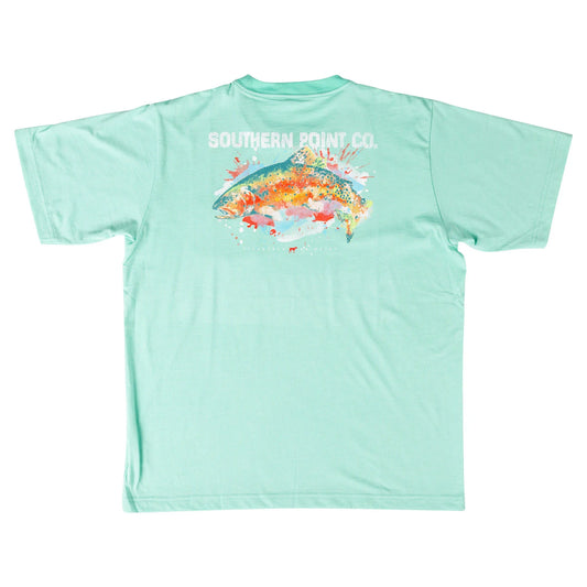 Southern Point Trout Watercolor SS TShirt