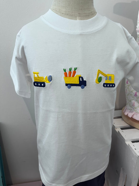 Luigi Kids Easter Short Sleeve Shirt