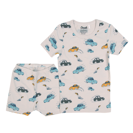 Coccoli Short Sleeve Pajamas - Cars
